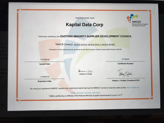 Mbe Certified By Nmsdc
